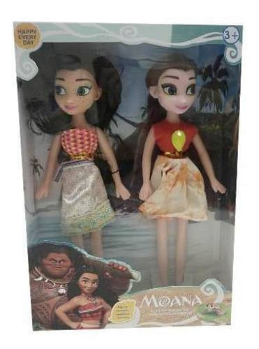 Set de 2 munecas Moana, colecci¢n con accesorios