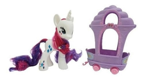 Set de Juguete Pony blanco con accesorios