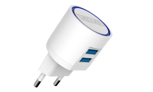 Cargador Vidvie PLE201B-IP doble usb de carga r pida Samsung Iphone
