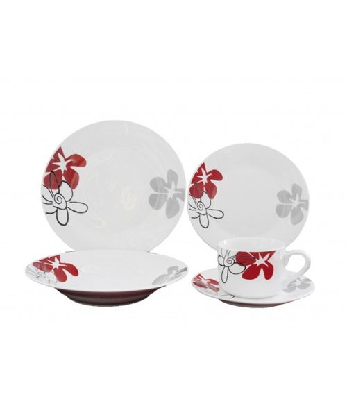 Set de 20 piezas de platos, sopa, taza, platos principales