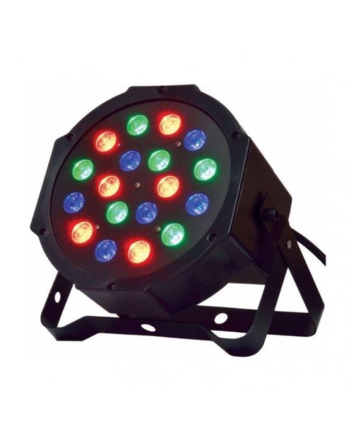 TACHO DE LUCES LED AUDIORITMICO 18W MARCA ONE AUDIO