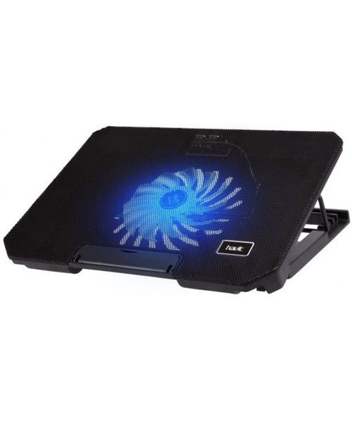 VENTILADOR COOLER HAVIT LAPTOP CON LUZ INCLINACIÓN METÁLICO