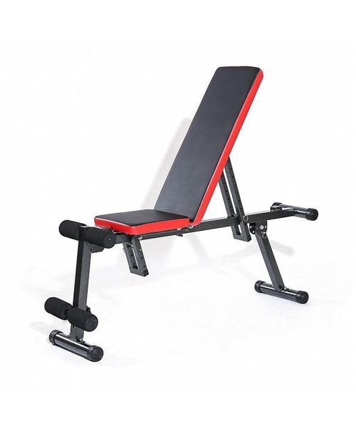 Banco multifunción ajustable para peso, abdominal, fitness