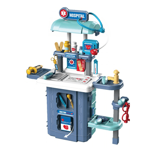 Juguete set de doctor 3 en 1  Azul