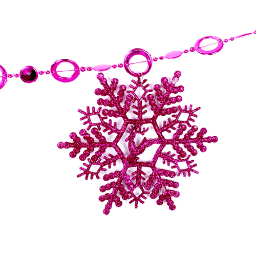 Adorno navideño copos de nieve