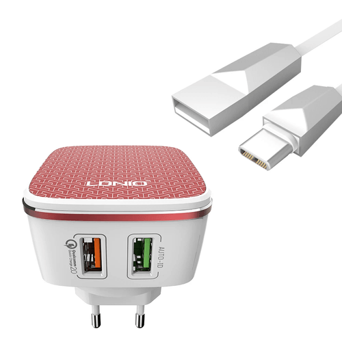Cargador Rápido Us Ldnio A2405q Qualcomm 2.0