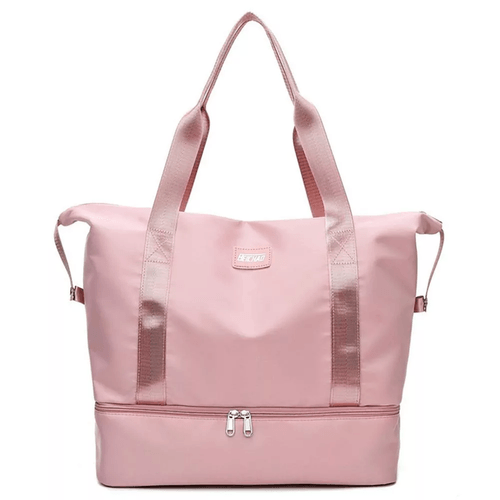 BOLSO DE MANO ROSA