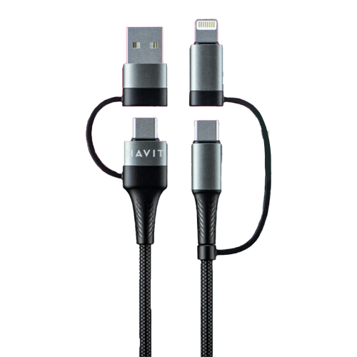CABLE HAVIT CB6244 reforzado 4 en 1 USB
