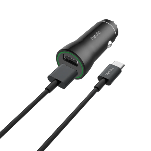 Cargador Havit ST849 PARA AUTO TIPO C CON CABLE