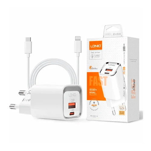 Cargador LDNIO A2317C 30W PD+QC Dual Port