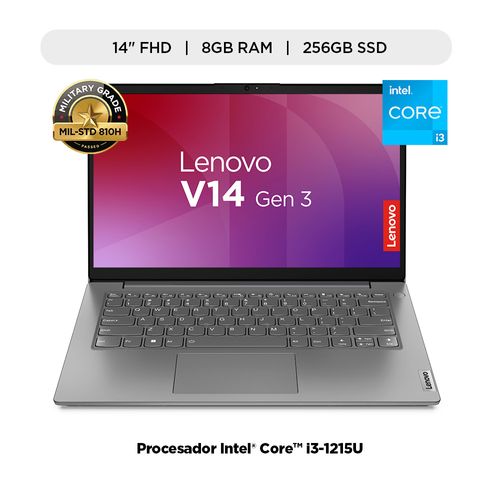 Laptop Lenovo V14 G3 IAP Core i3-1215U 8Gb 256Gb 14" FHD FreeDOS Grey