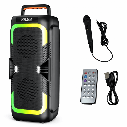 Parlante DUO RGB Karaoke ABS4220