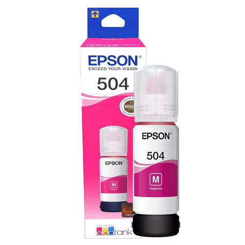 Botella de Tinta Epson T504 Magenta para impresora L6171, L4150, L4160, L6161, L6191